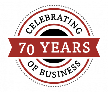 Celebrating 70 Years Logo