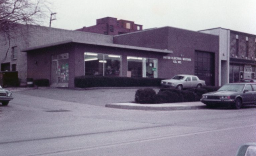 Historic image of United Electric Motors Building